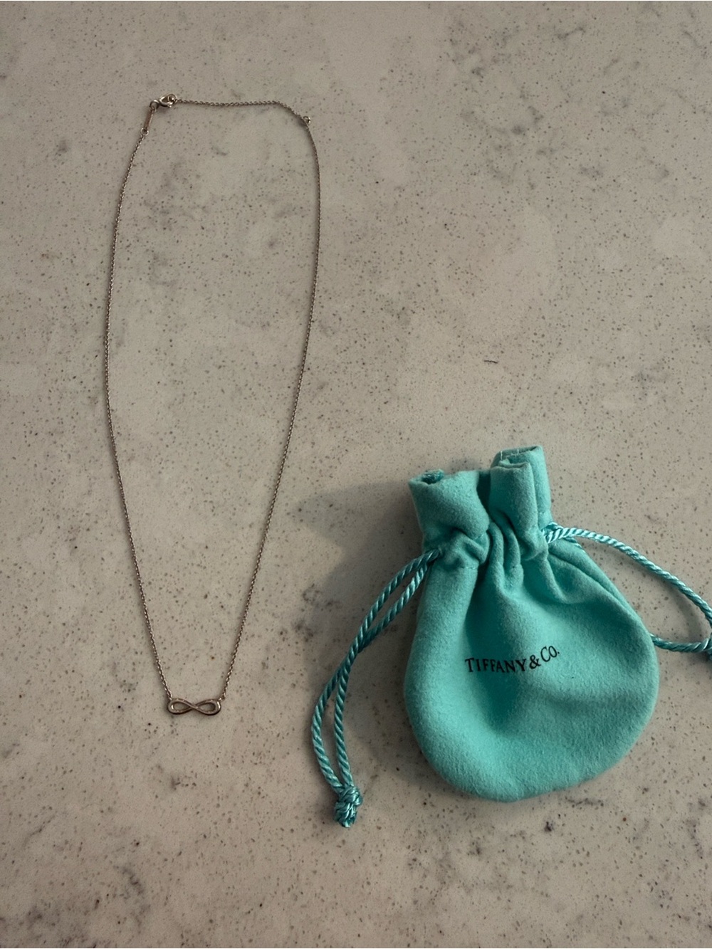 Tiffany & Co. Silver Infinity Pendant Necklace